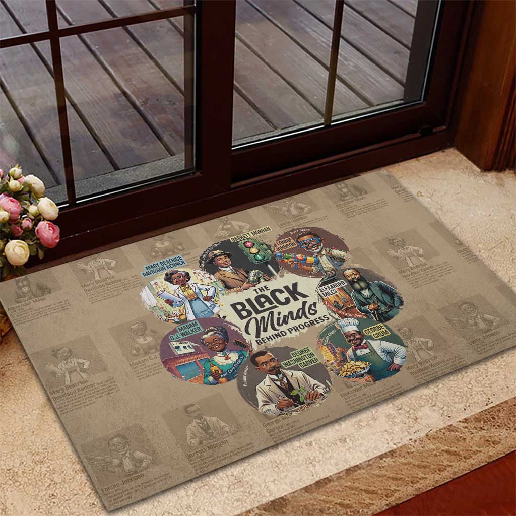 Africa Black Invention Rubber Doormat The Black Minds Behind Progress