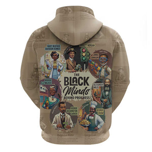 Africa Black Invention Zip Hoodie The Black Minds Behind Progress