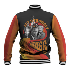 Civil Rights Leaders African American Baseball Jacket No Struggle No Progress