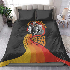 Civil Rights Leaders African American Bedding Set No Struggle No Progress