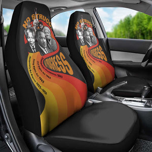 Civil Rights Leaders African American Car Seat Cover No Struggle No Progress
