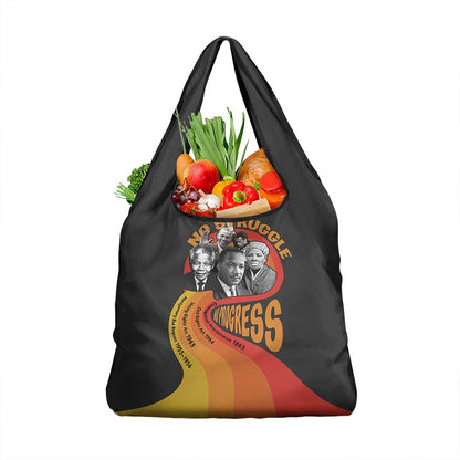 Civil Rights Leaders African American Grocery Bag No Struggle No Progress