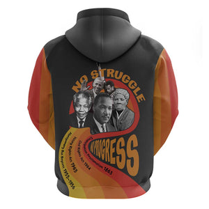 Civil Rights Leaders African American Hoodie No Struggle No Progress