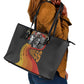 Civil Rights Leaders African American Leather Tote Bag No Struggle No Progress