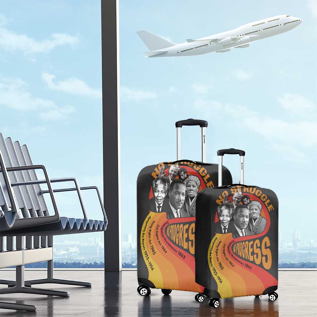 Civil Rights Leaders African American Luggage Cover No Struggle No Progress