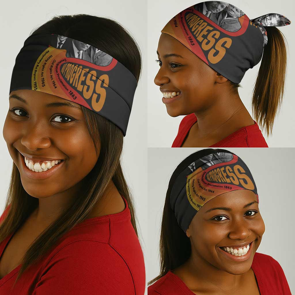 Civil Rights Leaders African American Neck Gaiter No Struggle No Progress DT03