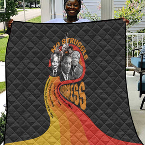Civil Rights Leaders African American Quilt No Struggle No Progress