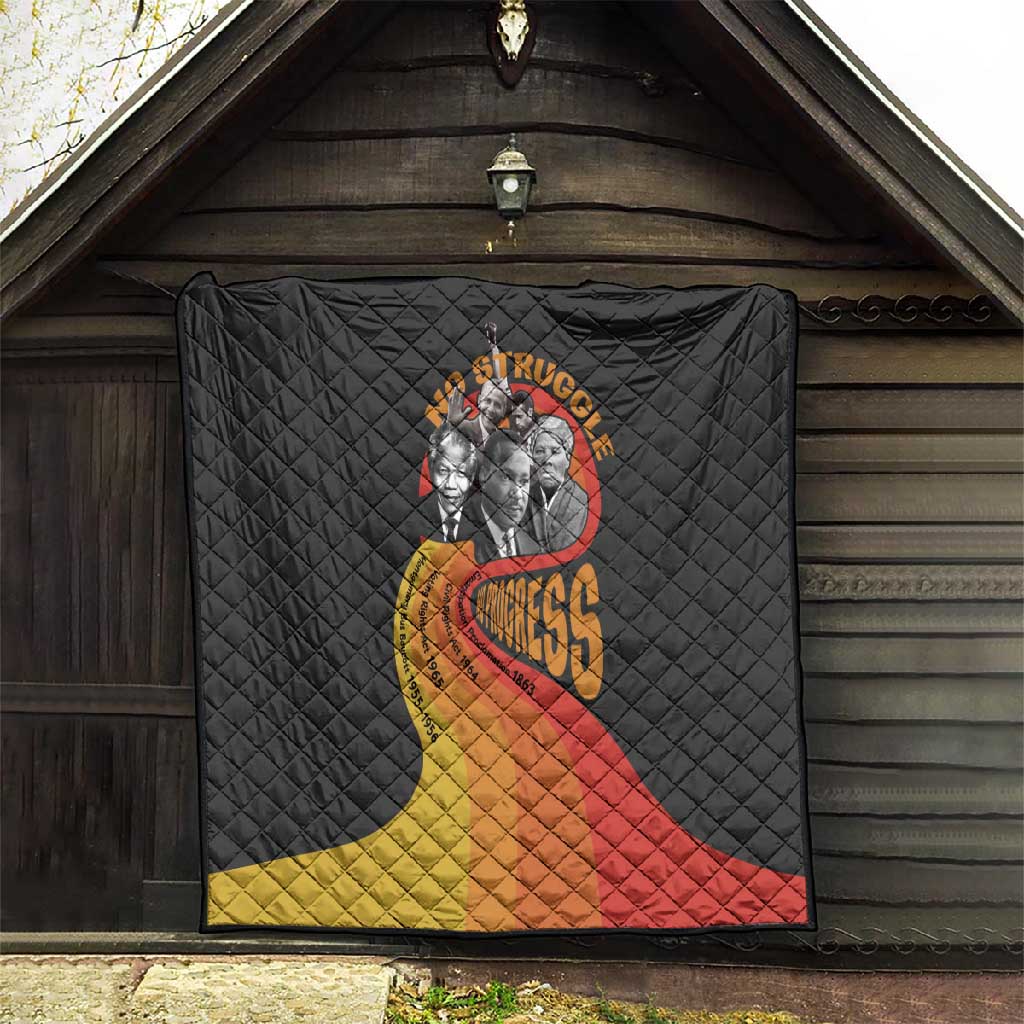 Civil Rights Leaders African American Quilt No Struggle No Progress