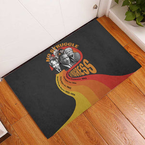 Civil Rights Leaders African American Rubber Doormat No Struggle No Progress