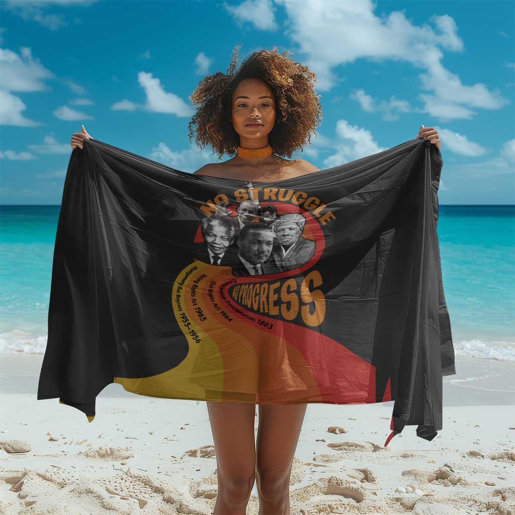 Civil Rights Leaders African American Sarong No Struggle No Progress