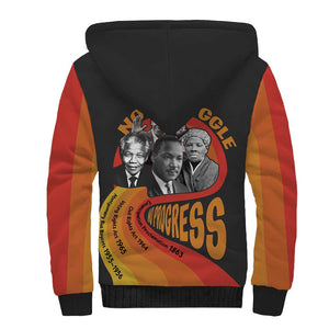 Civil Rights Leaders African American Sherpa Hoodie No Struggle No Progress