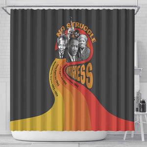 Civil Rights Leaders African American Shower Curtain No Struggle No Progress