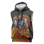 Civil Rights Leaders African American Sleeveless Zip Hoodie No Struggle No Progress - African Pride