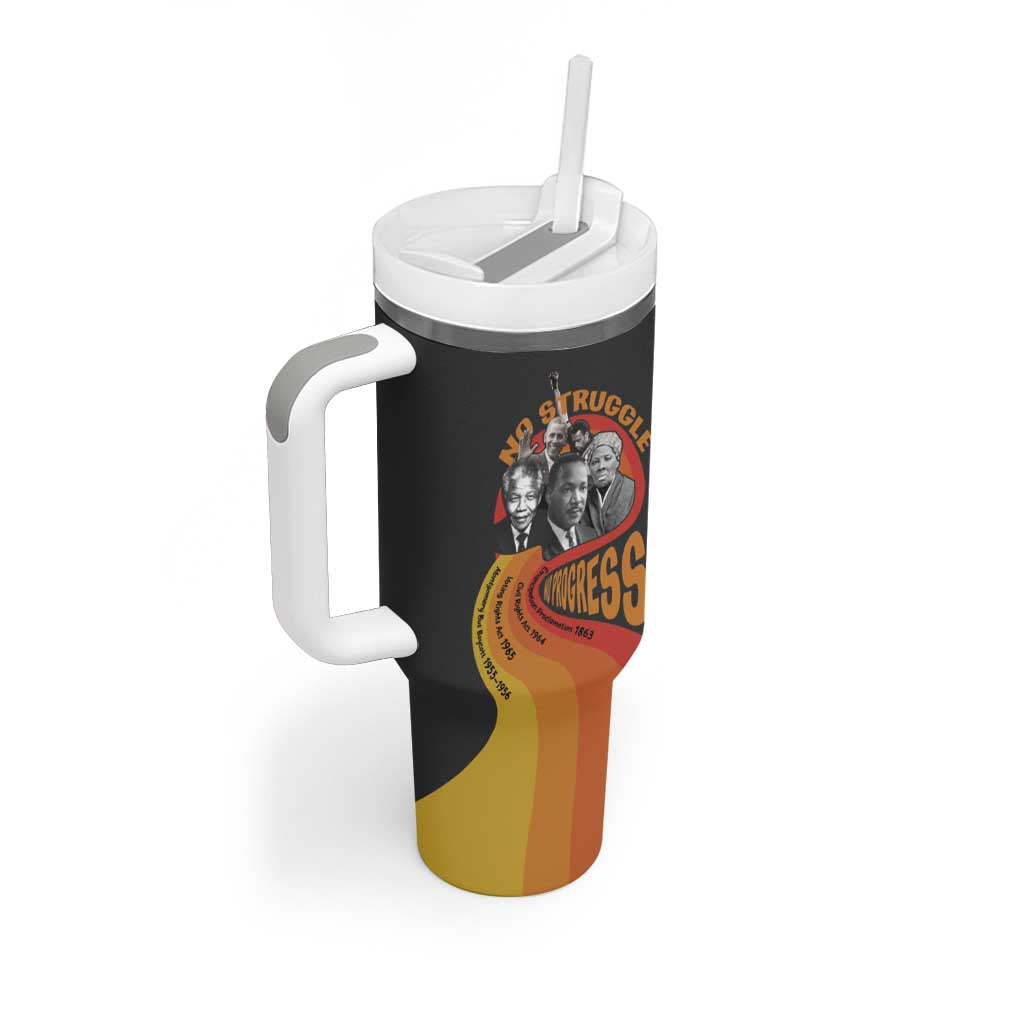 Civil Rights Leaders African American Tumbler With Handle No Struggle No Progress
