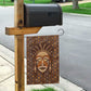 African Mask Printed Mudcloth Garden Flag Afro Bogolan