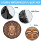 African Mask Printed Mudcloth Spare Tire Cover Afro Bogolan