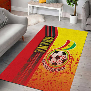 Ghana Soccer Area Rug Black Stars Football - Road To Champion
