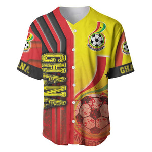 Ghana Soccer Baseball Jersey Black Stars Football - Road To Champion