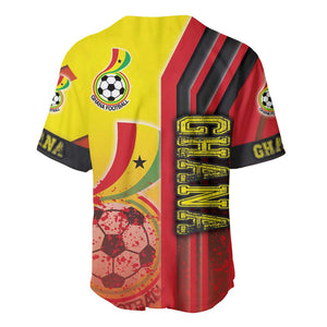 Ghana Soccer Baseball Jersey Black Stars Football - Road To Champion