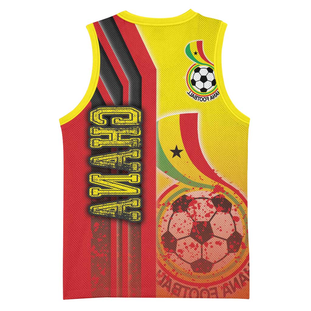 Ghana Soccer Basketball Jersey Black Stars Football - Road To Champion - African Pride