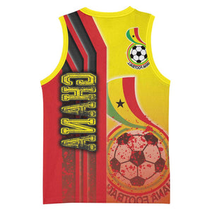 Ghana Soccer Basketball Jersey Black Stars Football - Road To Champion - African Pride