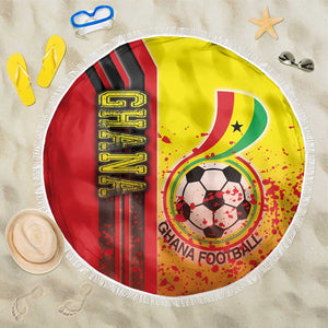 Ghana Soccer Beach Blanket Black Stars Football - Road To Champion