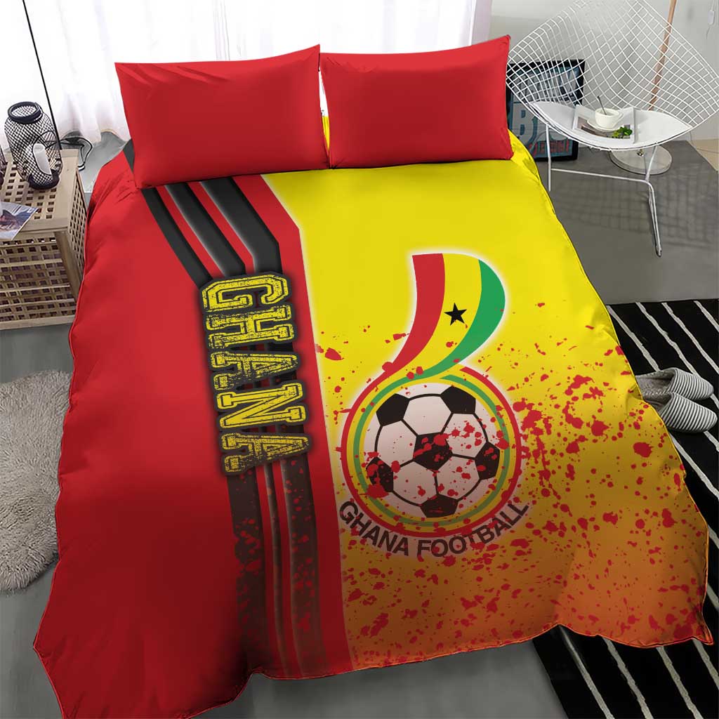 Ghana Soccer Bedding Set Black Stars Football - Road To Champion