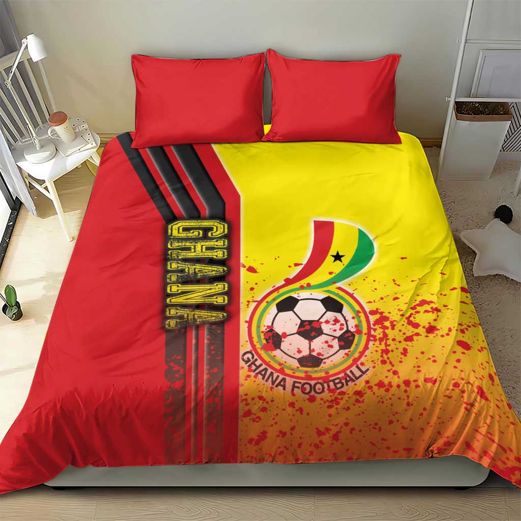 Ghana Soccer Bedding Set Black Stars Football - Road To Champion
