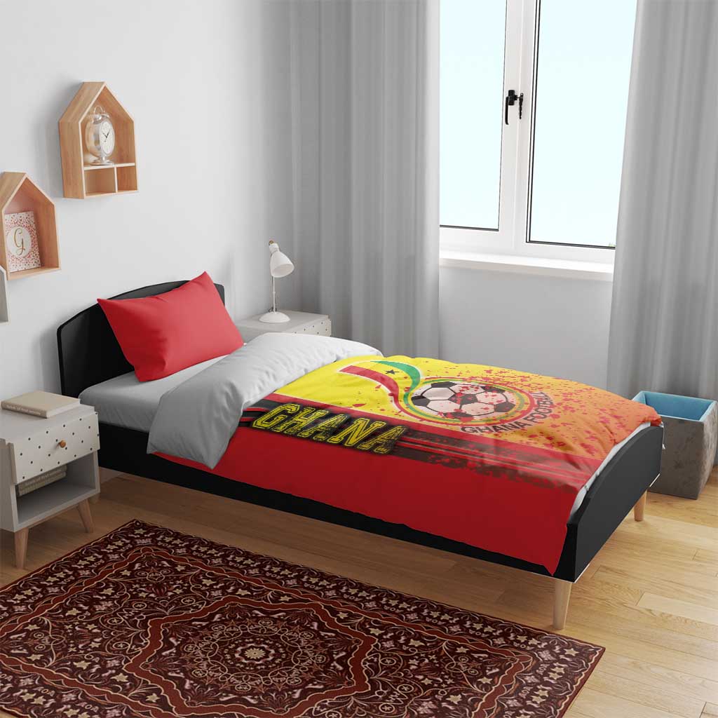 Ghana Soccer Bedding Set Black Stars Football - Road To Champion