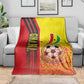 Ghana Soccer Blanket Black Stars Football - Road To Champion