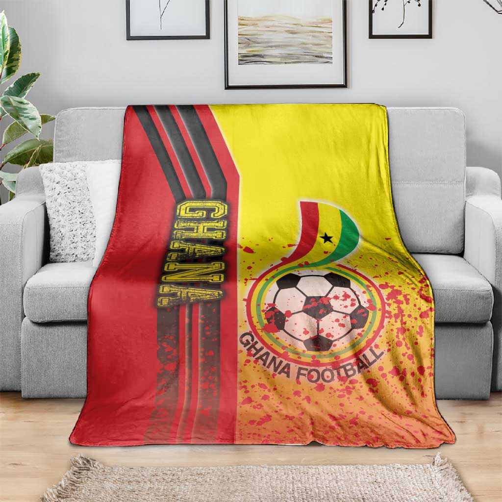 Ghana Soccer Blanket Black Stars Football - Road To Champion
