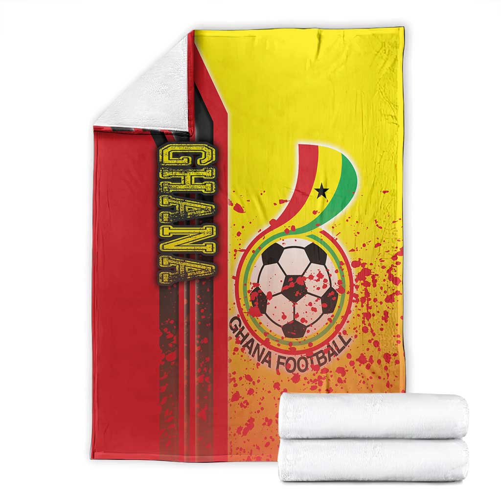 Ghana Soccer Blanket Black Stars Football - Road To Champion