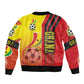 Ghana Soccer Bomber Jacket Black Stars Football - Road To Champion
