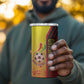 Ghana Soccer 4 in 1 Can Cooler Tumbler Black Stars Football - Road To Champion