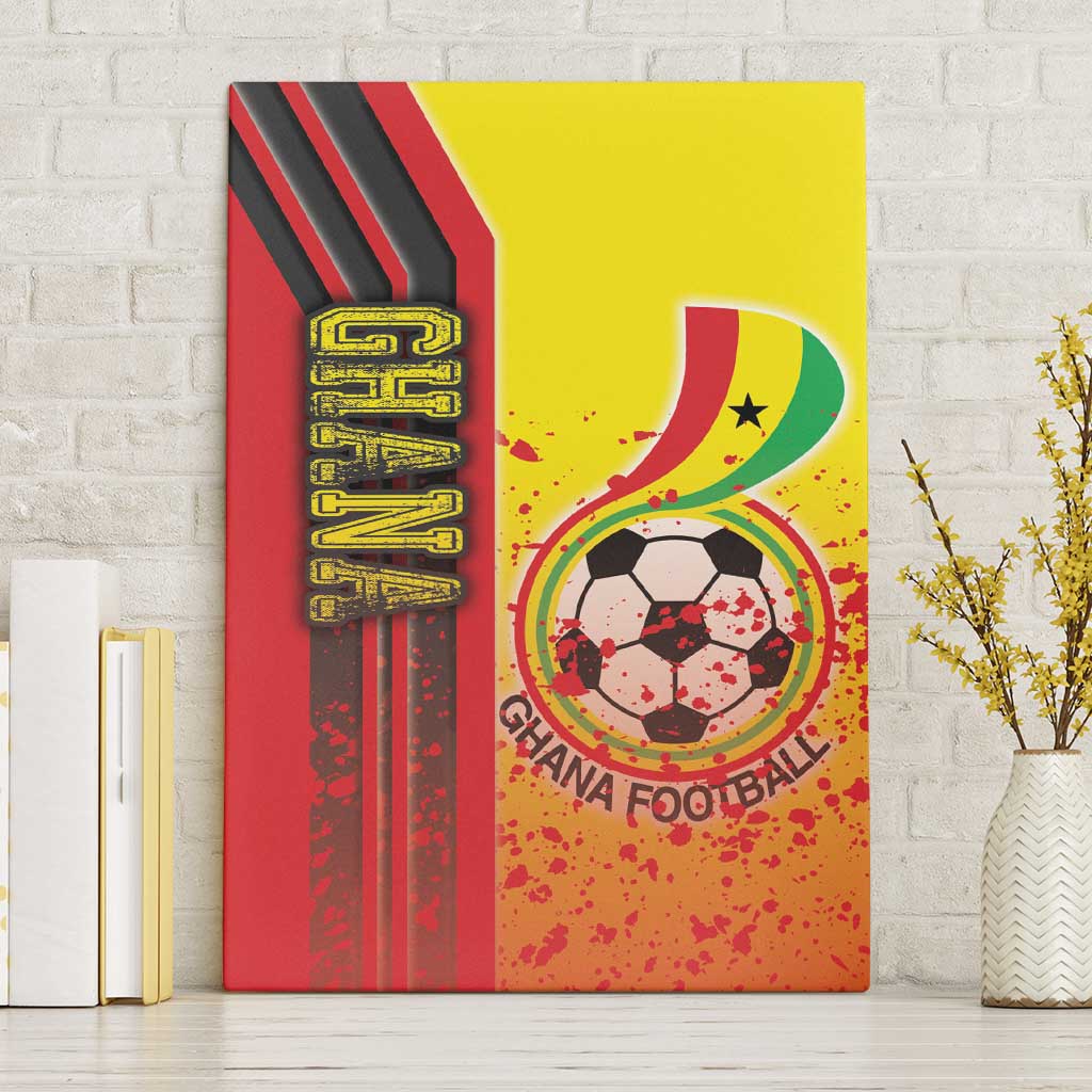 Ghana Soccer Canvas Wall Art Black Stars Football - Road To Champion