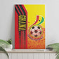 Ghana Soccer Canvas Wall Art Black Stars Football - Road To Champion