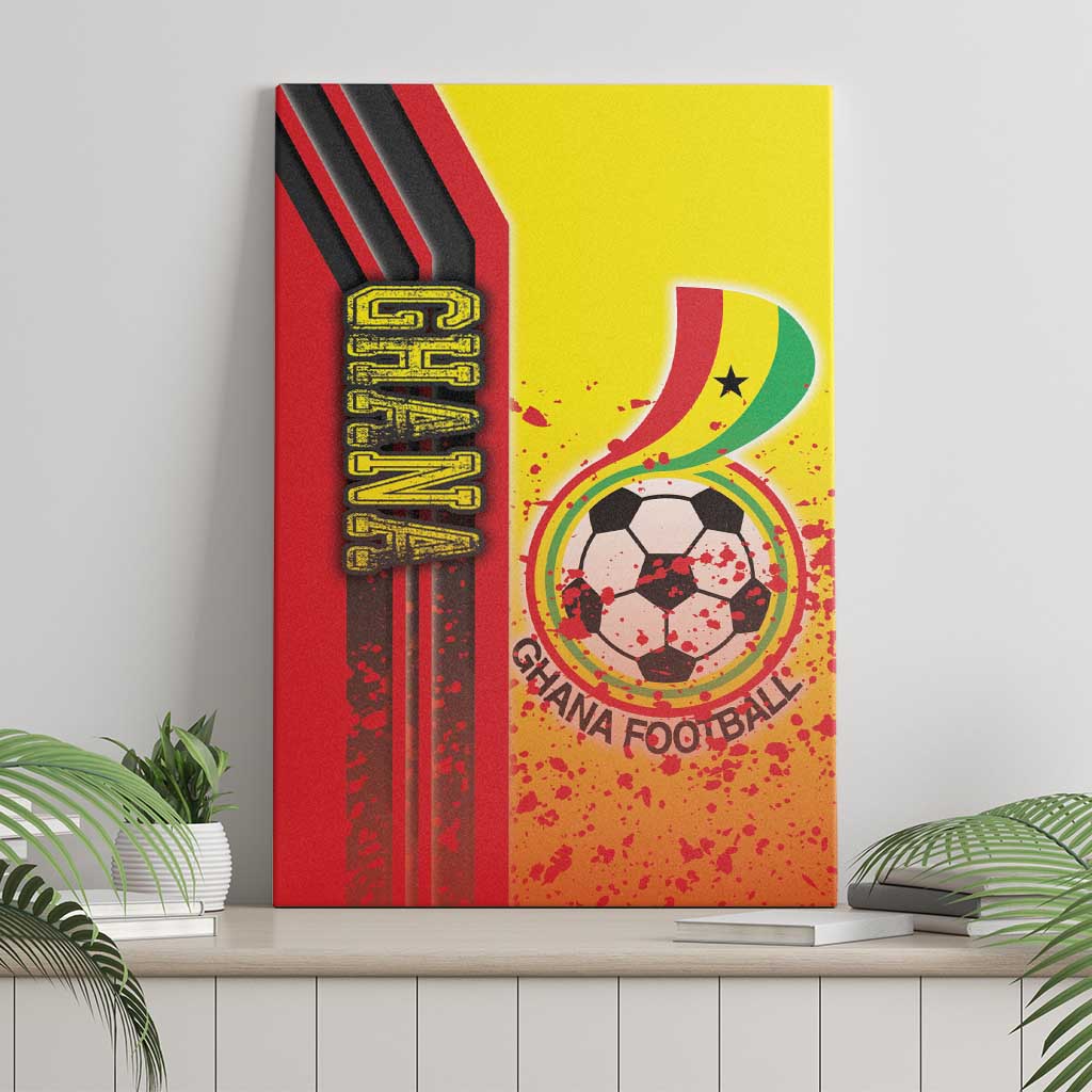 Ghana Soccer Canvas Wall Art Black Stars Football - Road To Champion