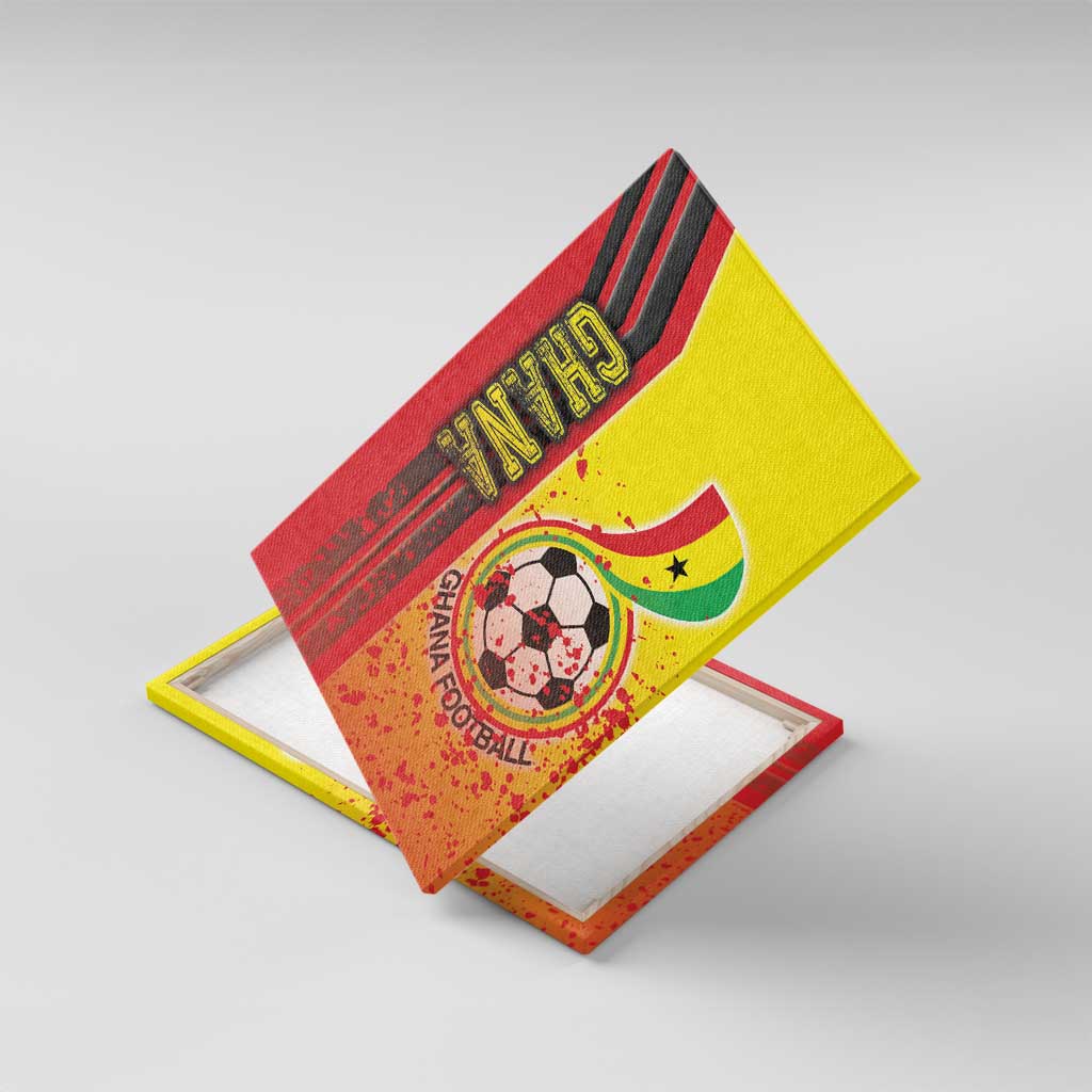 Ghana Soccer Canvas Wall Art Black Stars Football - Road To Champion