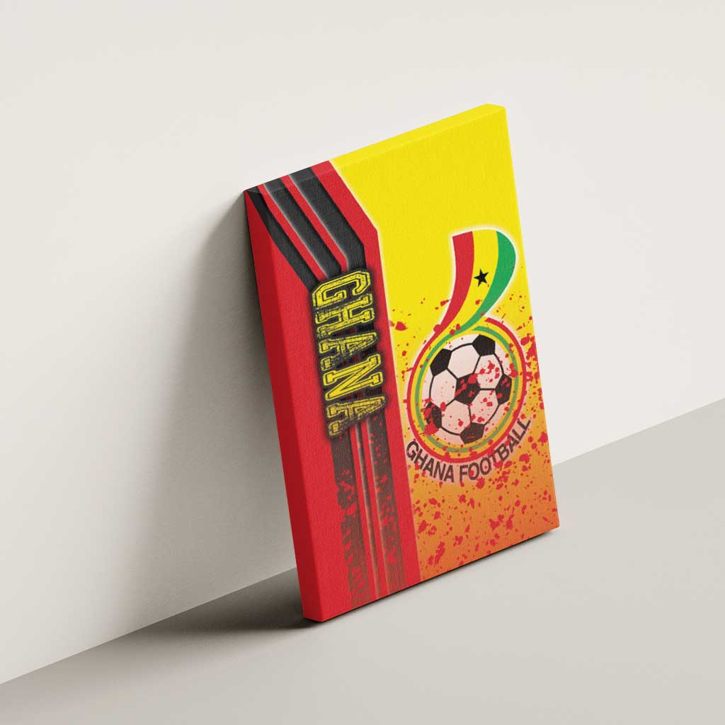 Ghana Soccer Canvas Wall Art Black Stars Football - Road To Champion