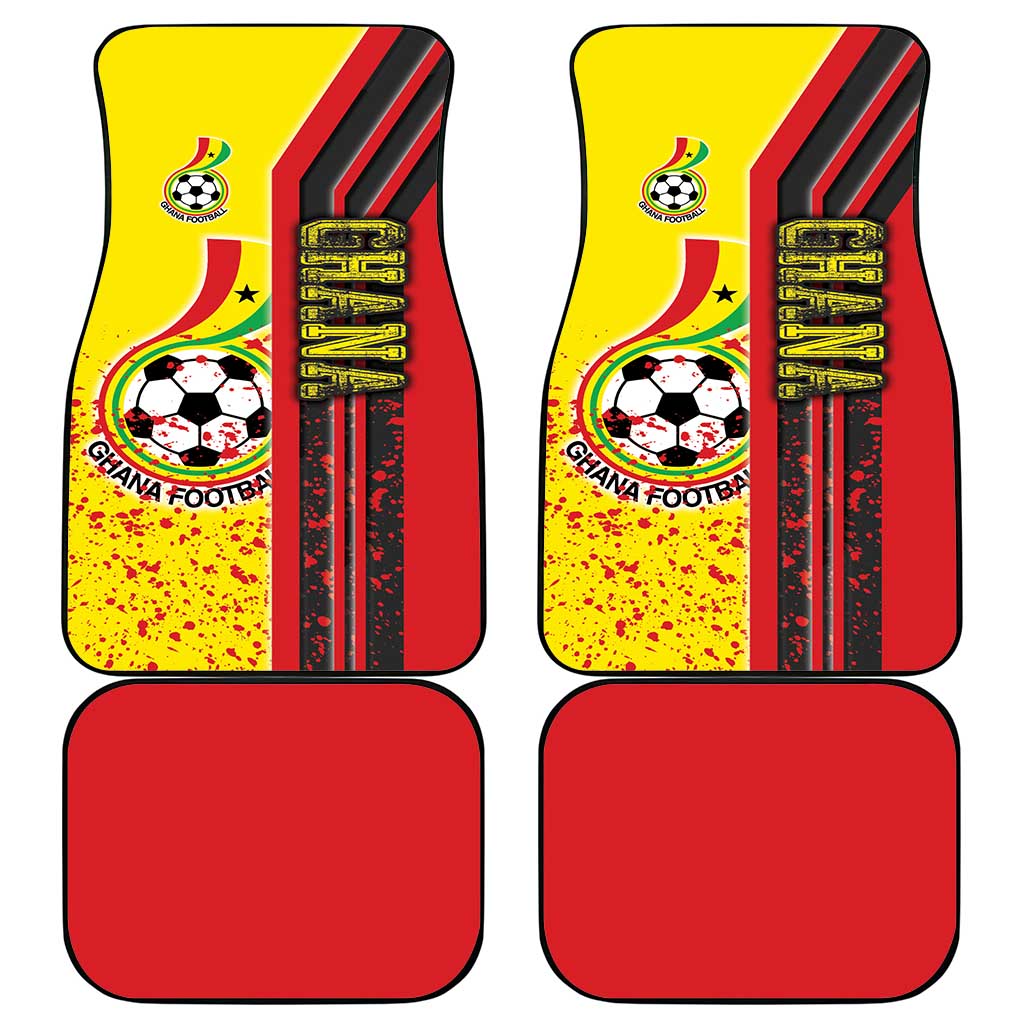 Ghana Soccer Car Mats Black Stars Football - Road To Champion