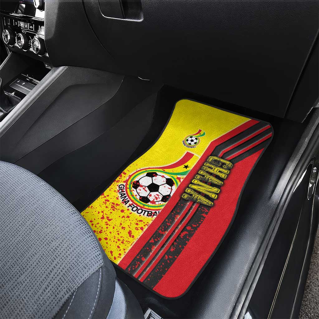 Ghana Soccer Car Mats Black Stars Football - Road To Champion
