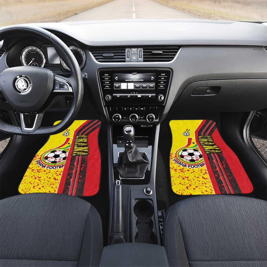 Ghana Soccer Car Mats Black Stars Football - Road To Champion