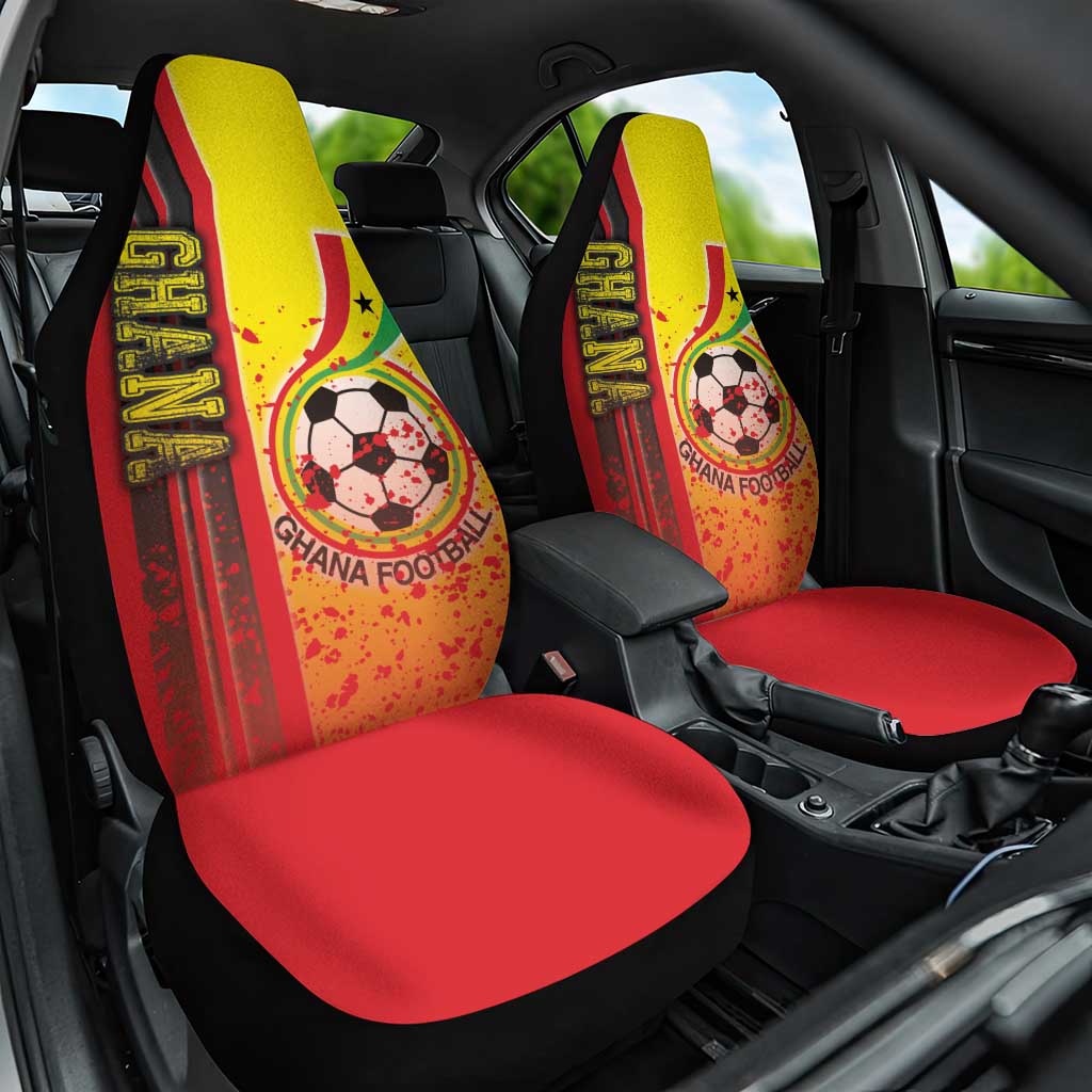 Ghana Soccer Car Seat Cover Black Stars Football - Road To Champion