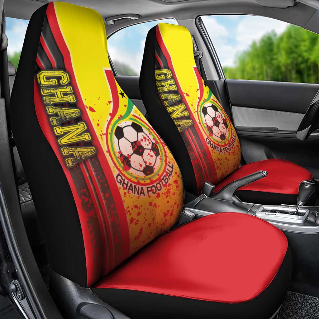 Ghana Soccer Car Seat Cover Black Stars Football - Road To Champion