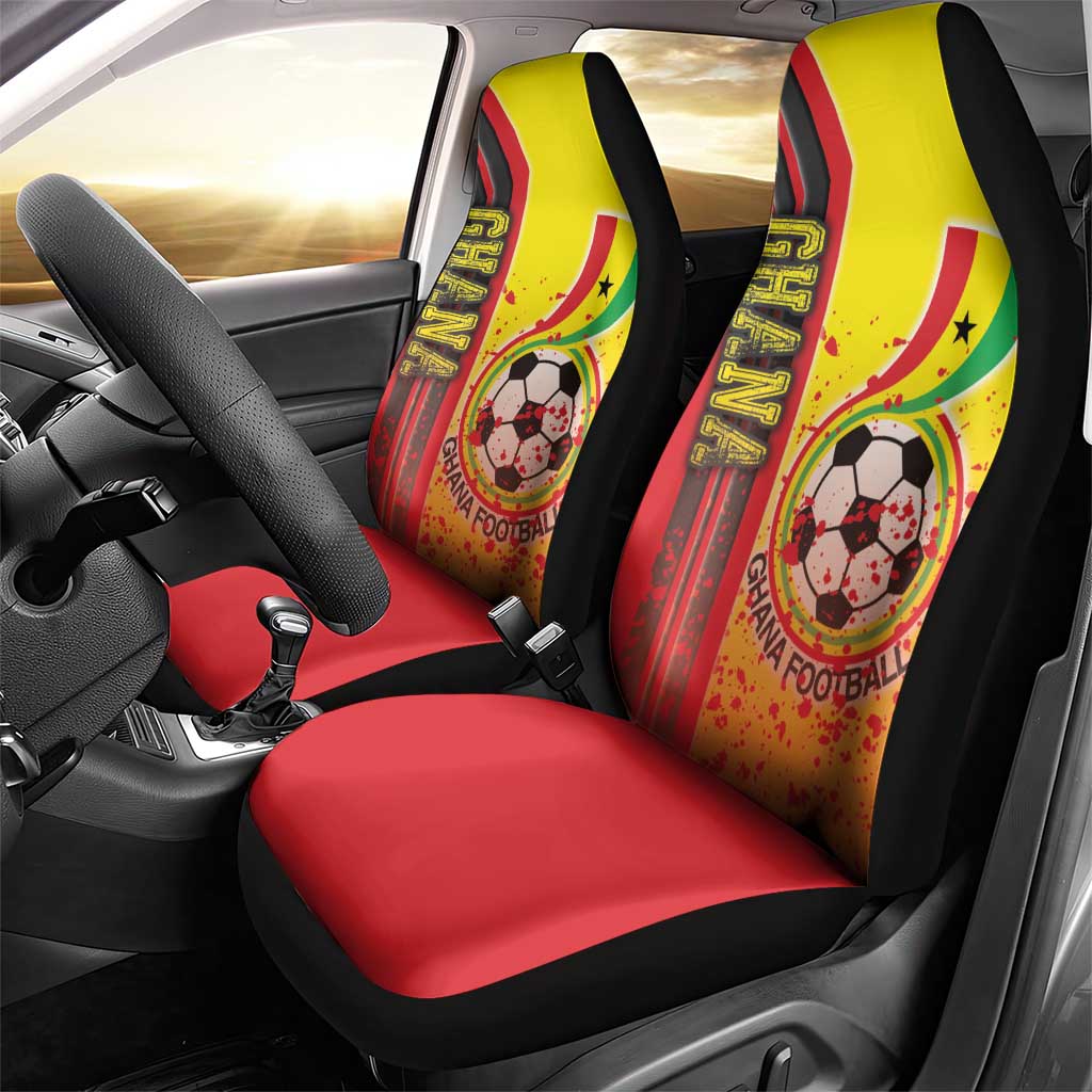 Ghana Soccer Car Seat Cover Black Stars Football - Road To Champion