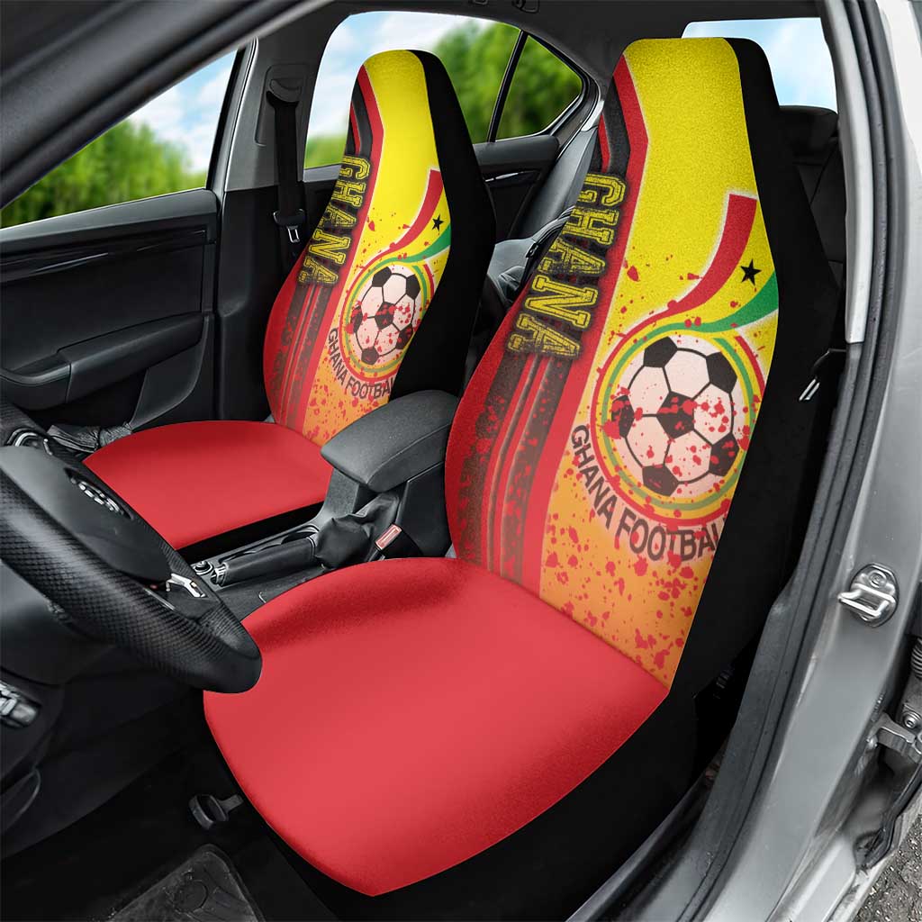 Ghana Soccer Car Seat Cover Black Stars Football - Road To Champion