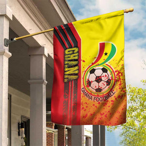 Ghana Soccer Garden Flag Black Stars Football - Road To Champion