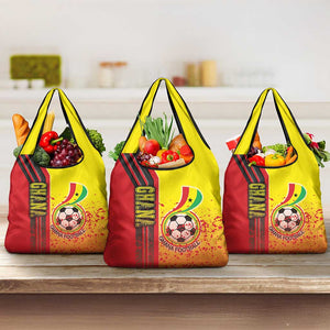 Ghana Soccer Grocery Bag Black Stars Football - Road To Champion