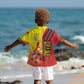 Ghana Soccer Kid Hawaiian Shirt Black Stars Football - Road To Champion