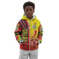 Ghana Soccer Kid Hoodie Black Stars Football - Road To Champion